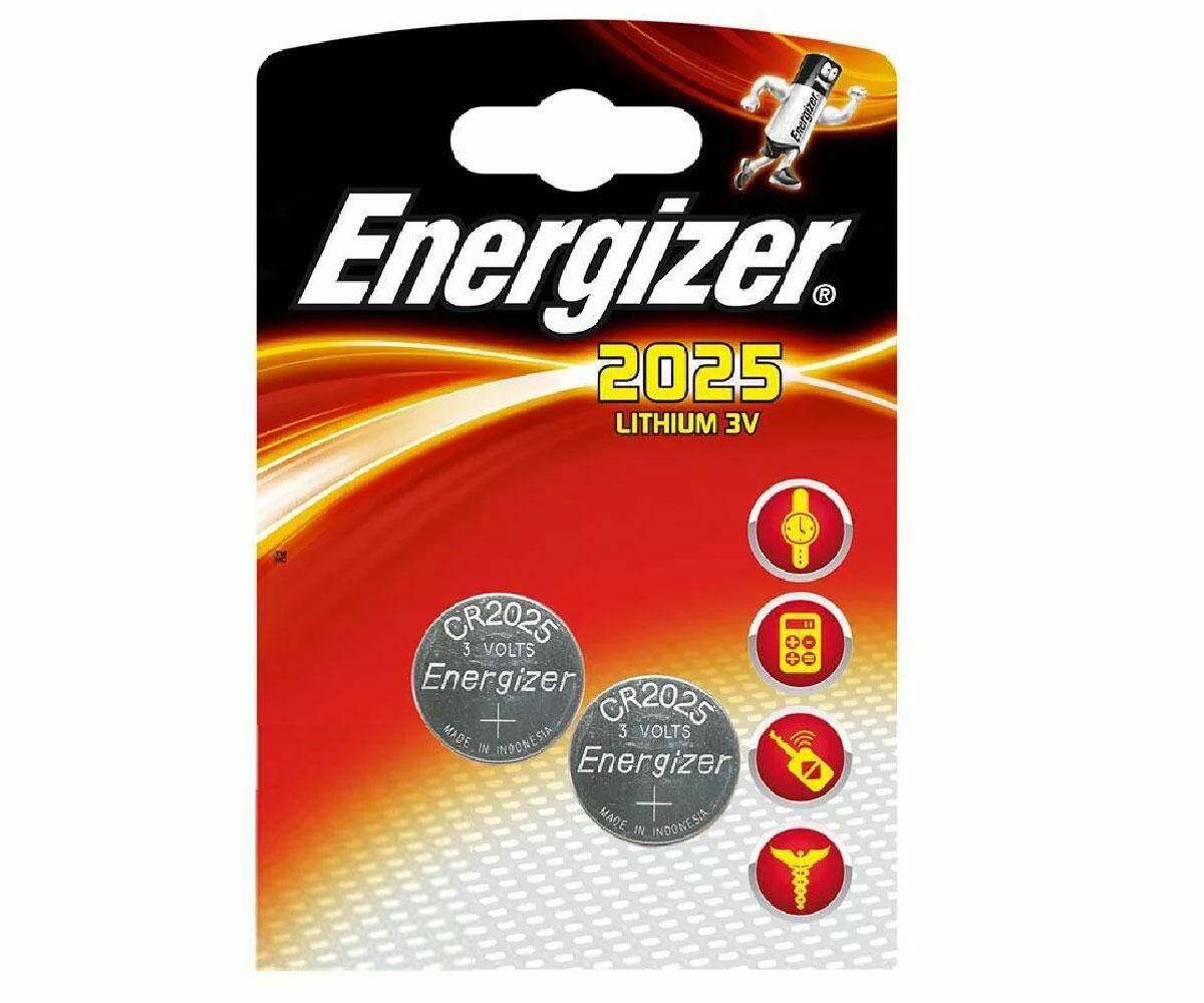 Bateria litowa Energizer CR2025 (2 sztuki)