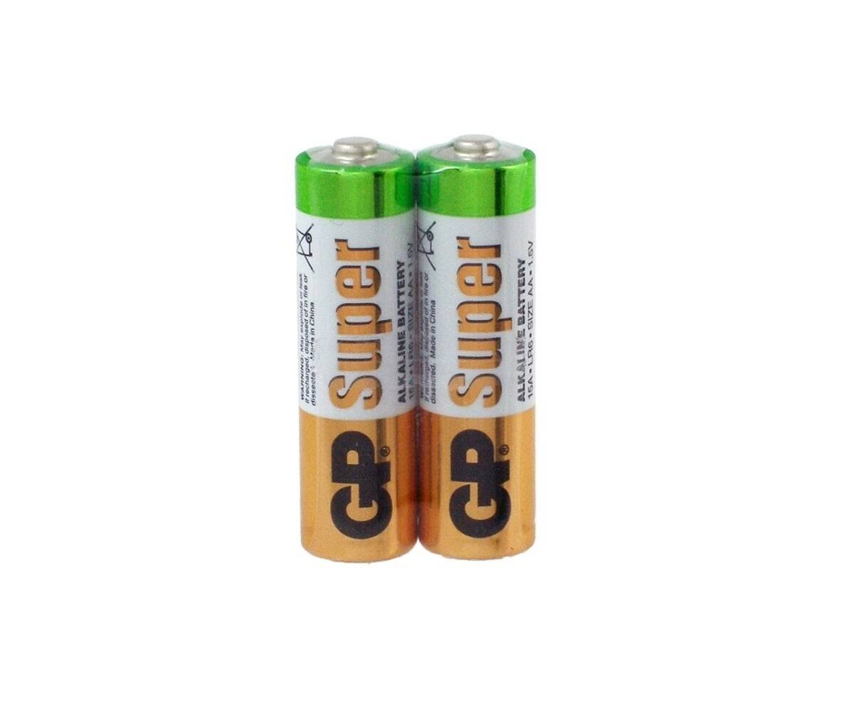 Bateria alkaliczna LR6 AA GP SUPER (2 sztuki)