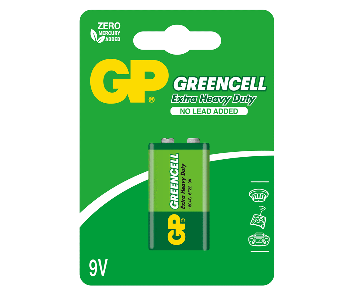 Bateria 6F22 GP GREENCELL  B1
