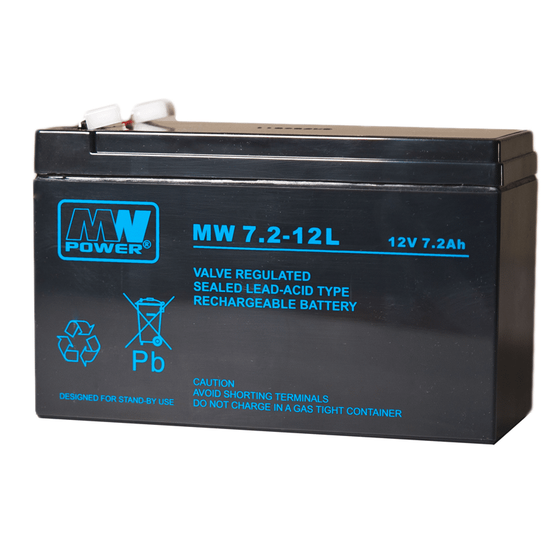 Gel battery 12V 7,2Ah MW T2