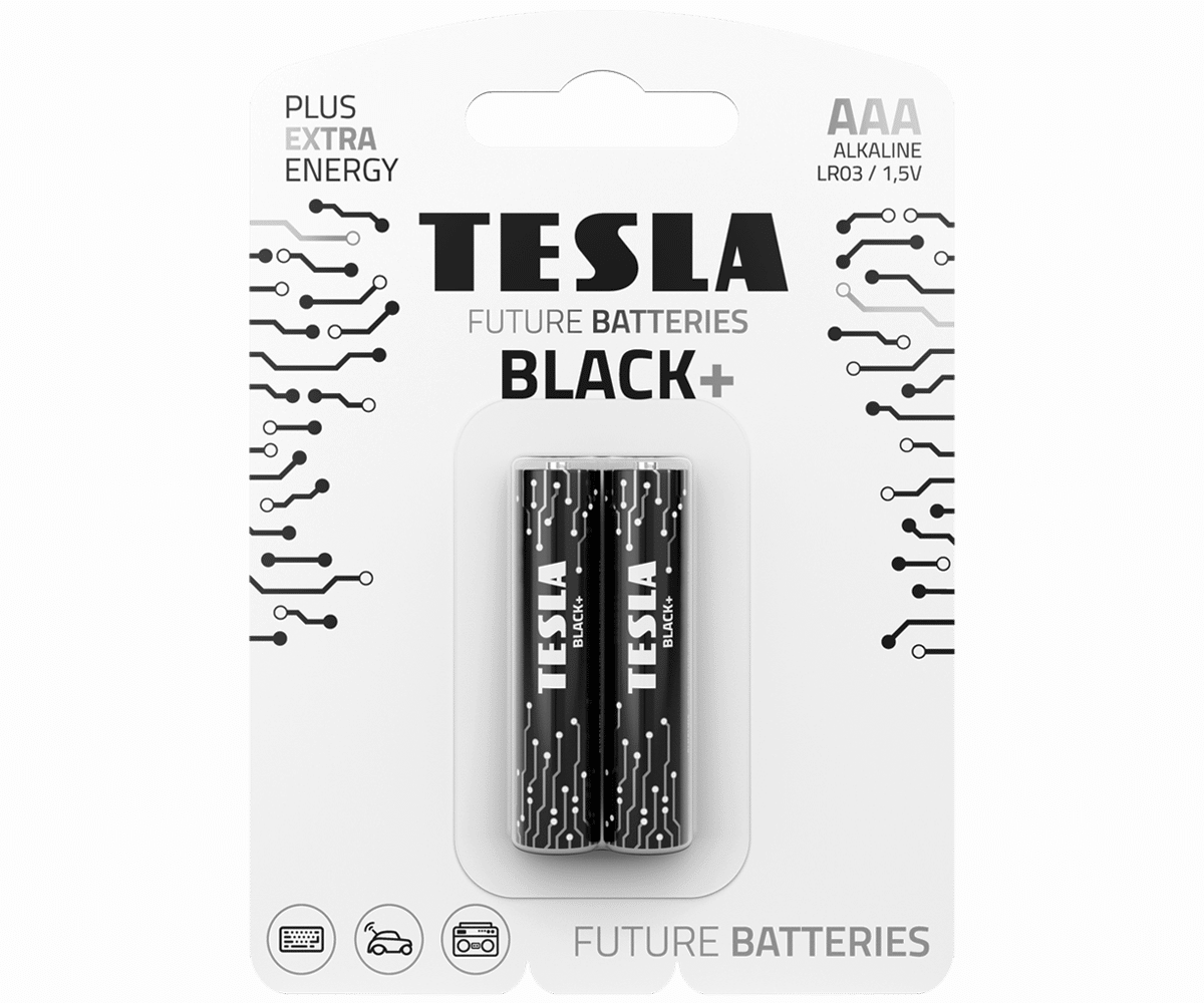 Bateria alkaliczna LR03 TESLA BLACK+ 1,5V