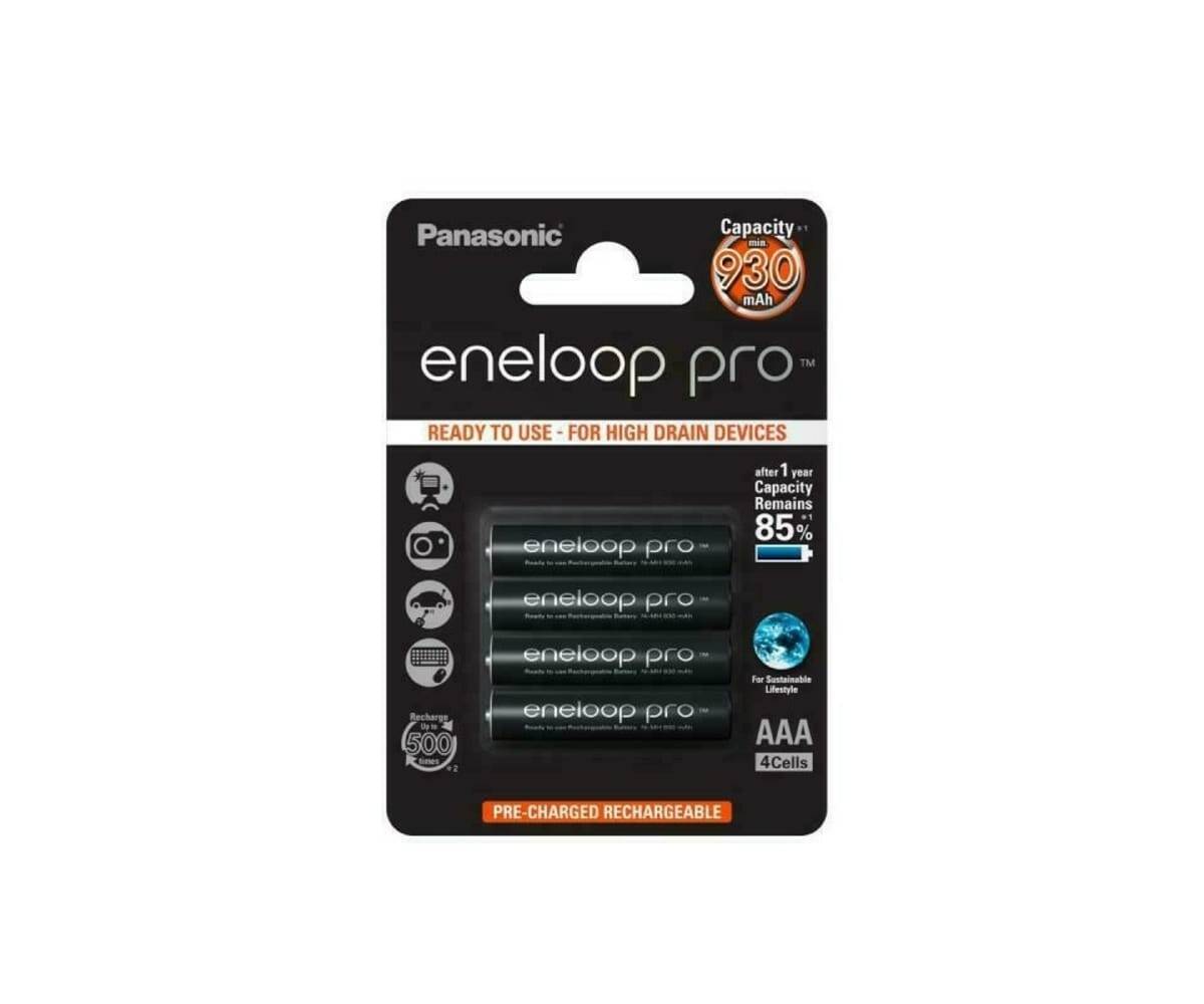 Akumulatorki Panasonic Eneloop PRO R03 AAA 930mAh (4 sztuki)