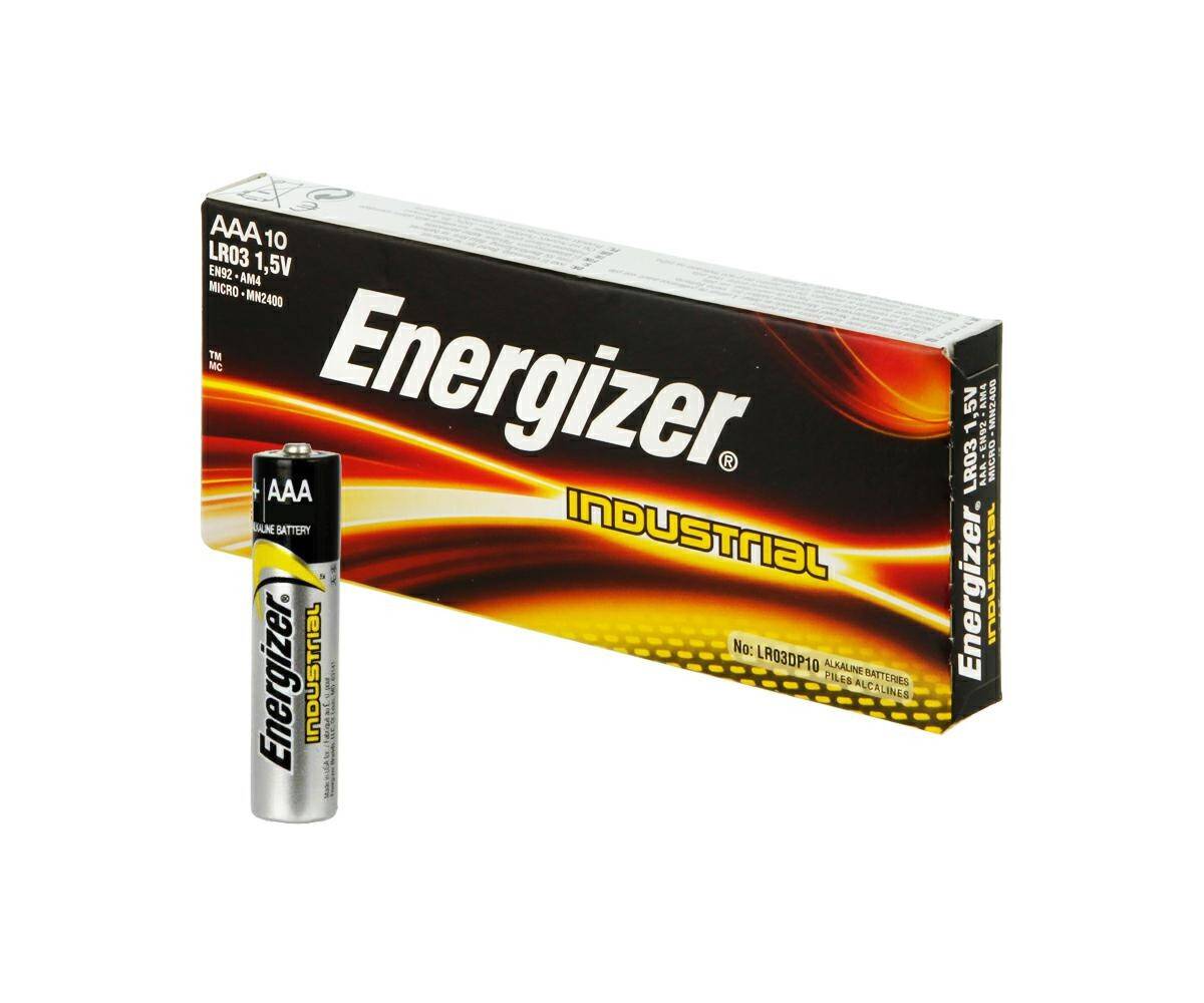 Alkaline battery LR03 AAA ENERGIZER Industrial (10 units)
