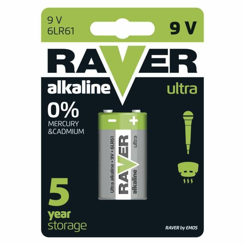 Bateria alkaliczna 6LF22 RAVER (1 sztuka)