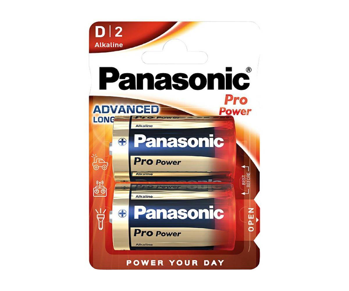 Bateria alkaliczna PANASONIC Pro Power LR20 D (2 sztuki)