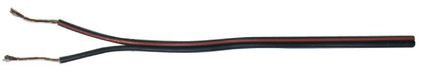 KABEL 2X0,75mm czarno-czerwony S8270