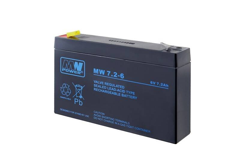 Akumulator żelowy 6V 7,2Ah MW