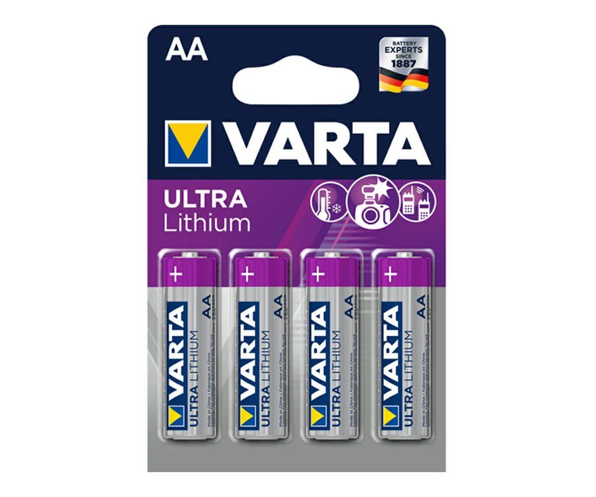 Lithium battery AA Varta FR6 (4 units)