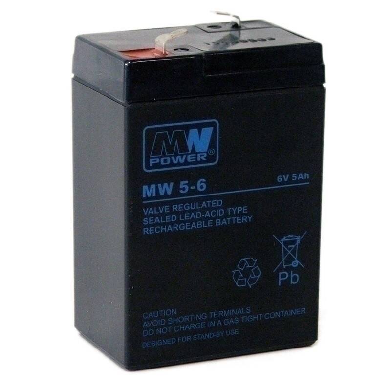 Rechargeable Gel Battery 6V 5Ah MW