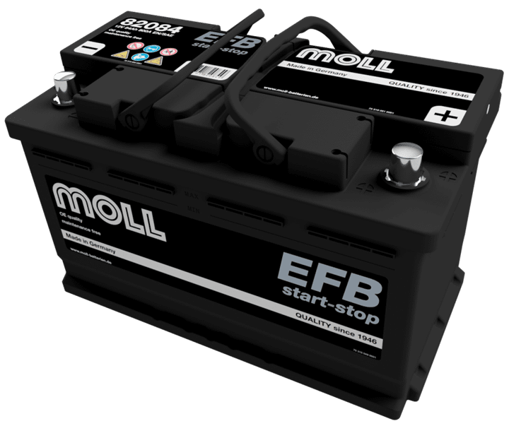 Akumulator MOLL EFB 84Ah/800A P+