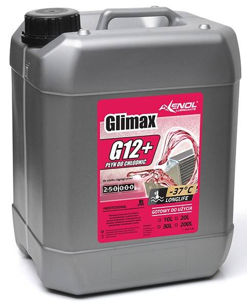Axenol Glimax G12+ płyn czerwony 20L.