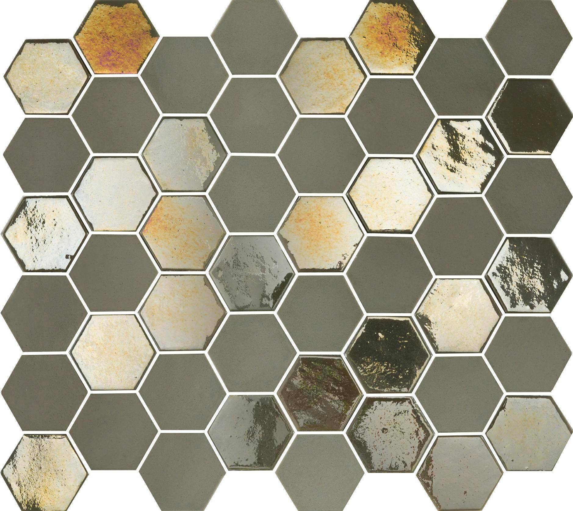 Mozaika Sixties Taupe Hexagon 32,5x29,4