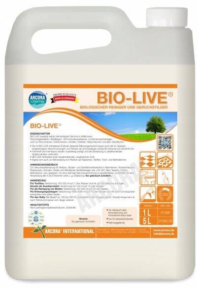 BIO-LIVE 5L biologiczny neutralizator nieprzyjemnych zapachów