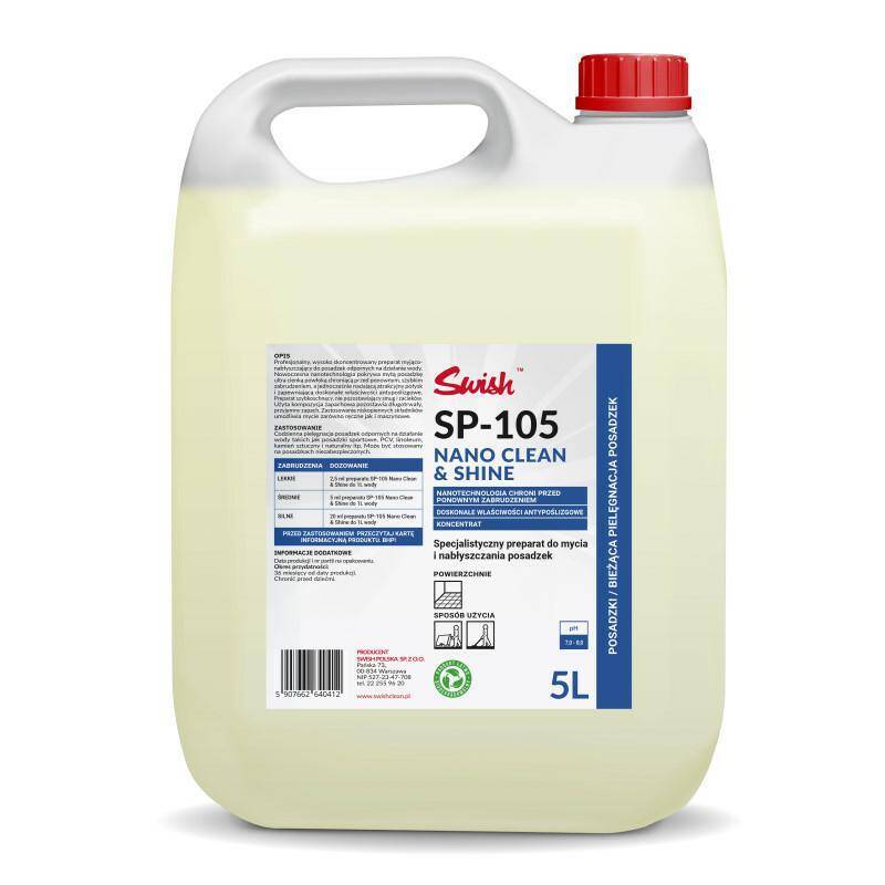 Swish SP105 Nano Clean & Shine 5L preparat do mycia i nabłyszczania posadzek