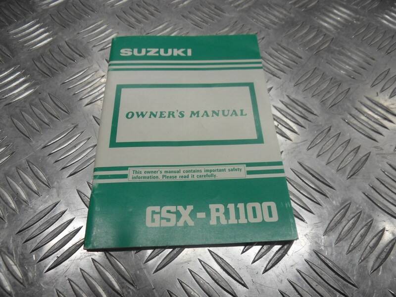 Książka manuale SUZUKI GSX-R 1100