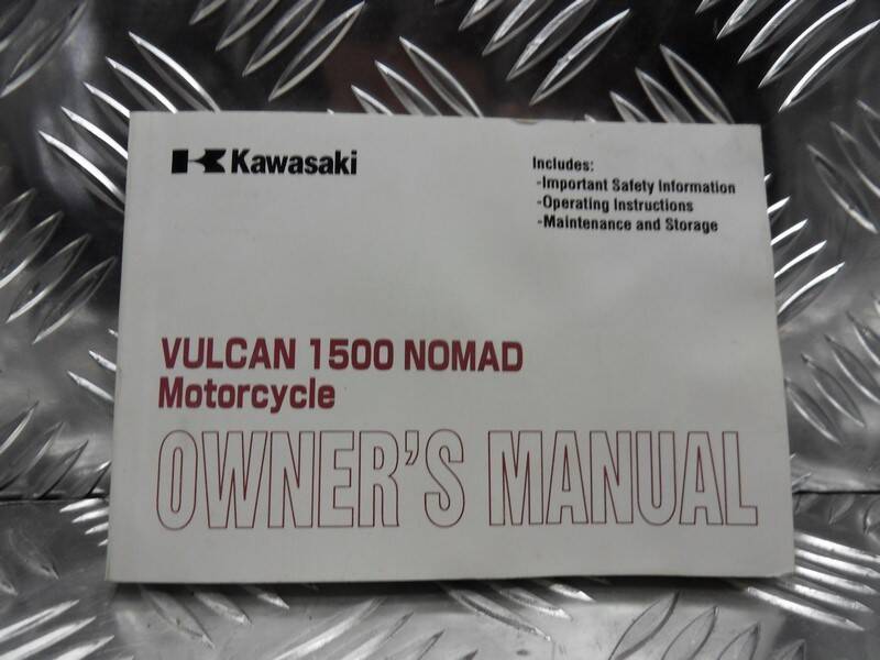 Książka manuale KAWASAKI VN 1500 NOMAD