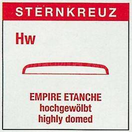 Szkło okrągłe plexi Sternkreuz HW 350 WYSOKIE, EMPIRE ETANCHE