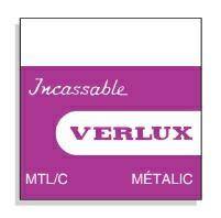 Szkło plexi okrągłe wypukłe Verlux 344 SREBRNY RING / METALIC CHROME