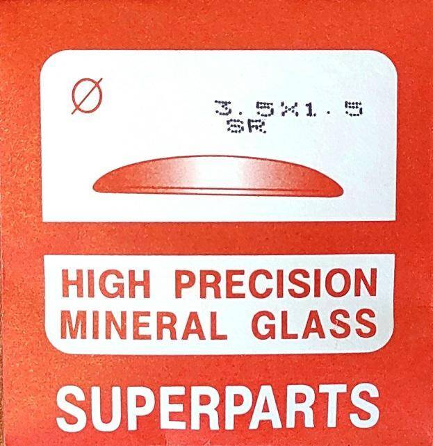 Szkło mineralne soczewkowe 3,5x1,5mm 380