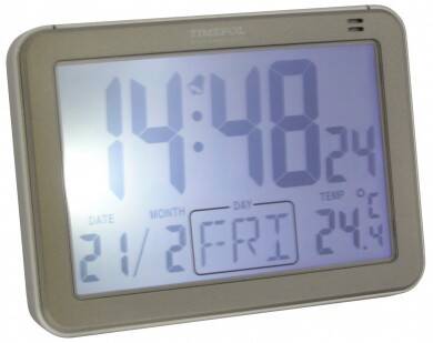 BUDZIK LCD LD-852 SREBRNY TIMEPOL