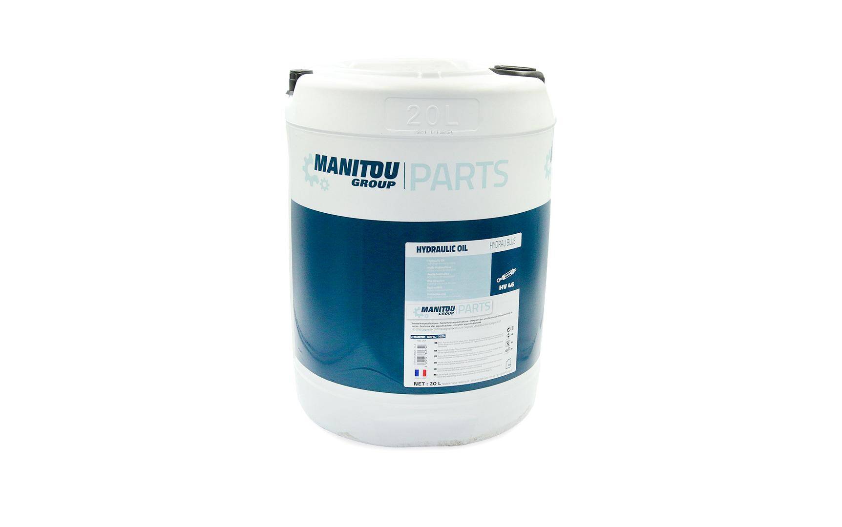 Olej hydrauliczny MANITOU oryginał opakowanie 20 litrów niebieski