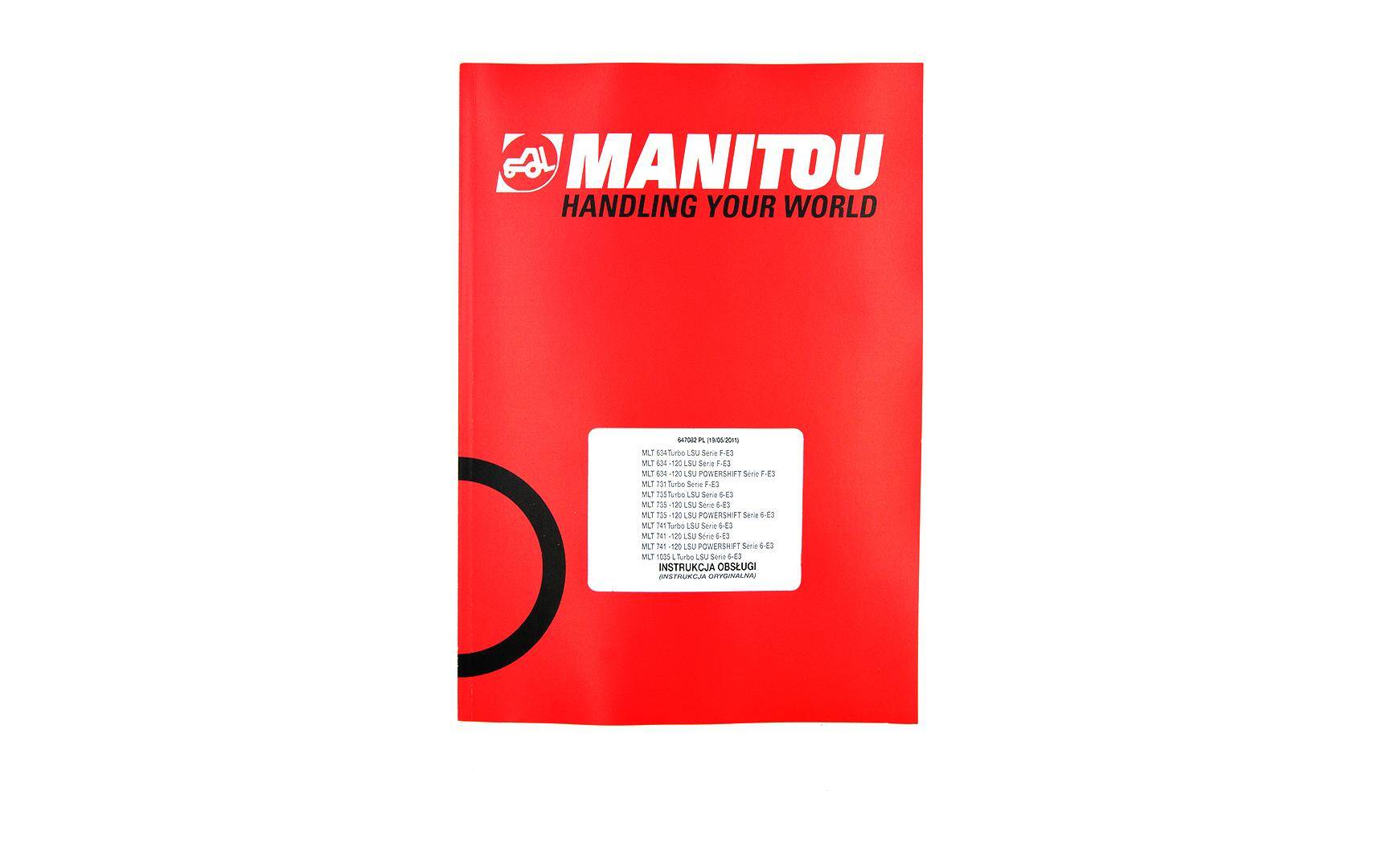 Instrukcja obsługi do ładowarek MANITOU MLT