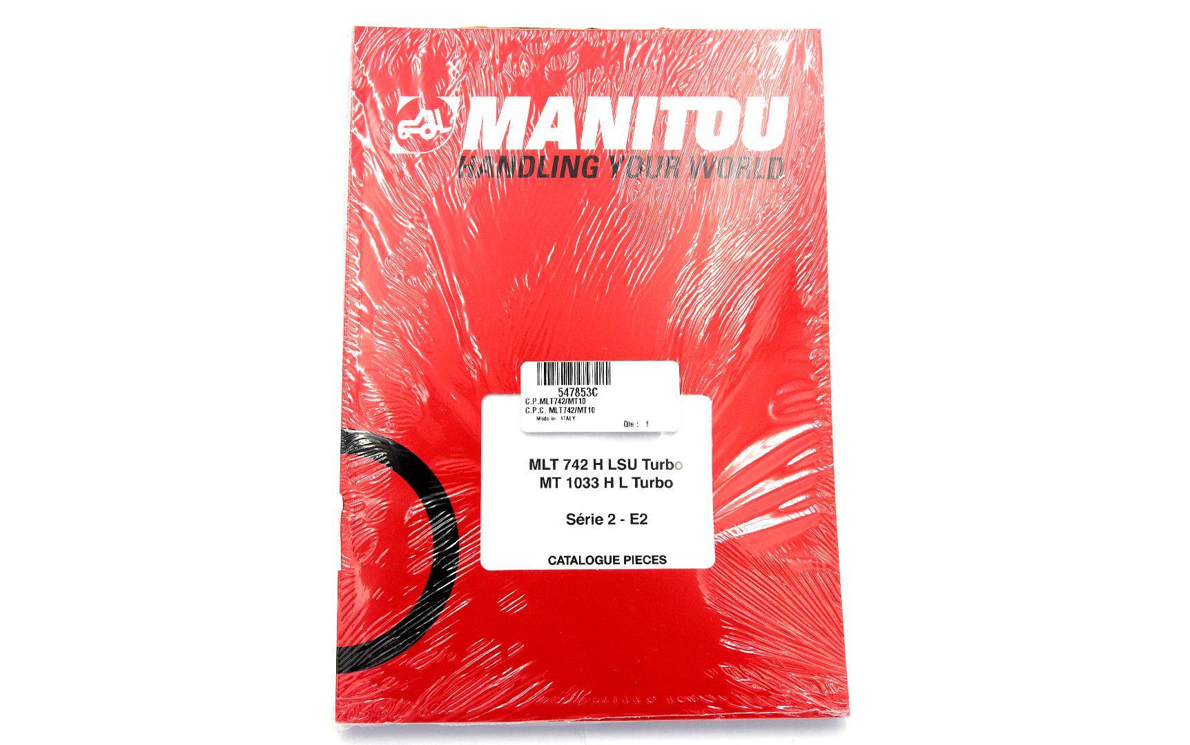 Katalog części MANITOU MT 1033 H / MLT 742 H 547853C