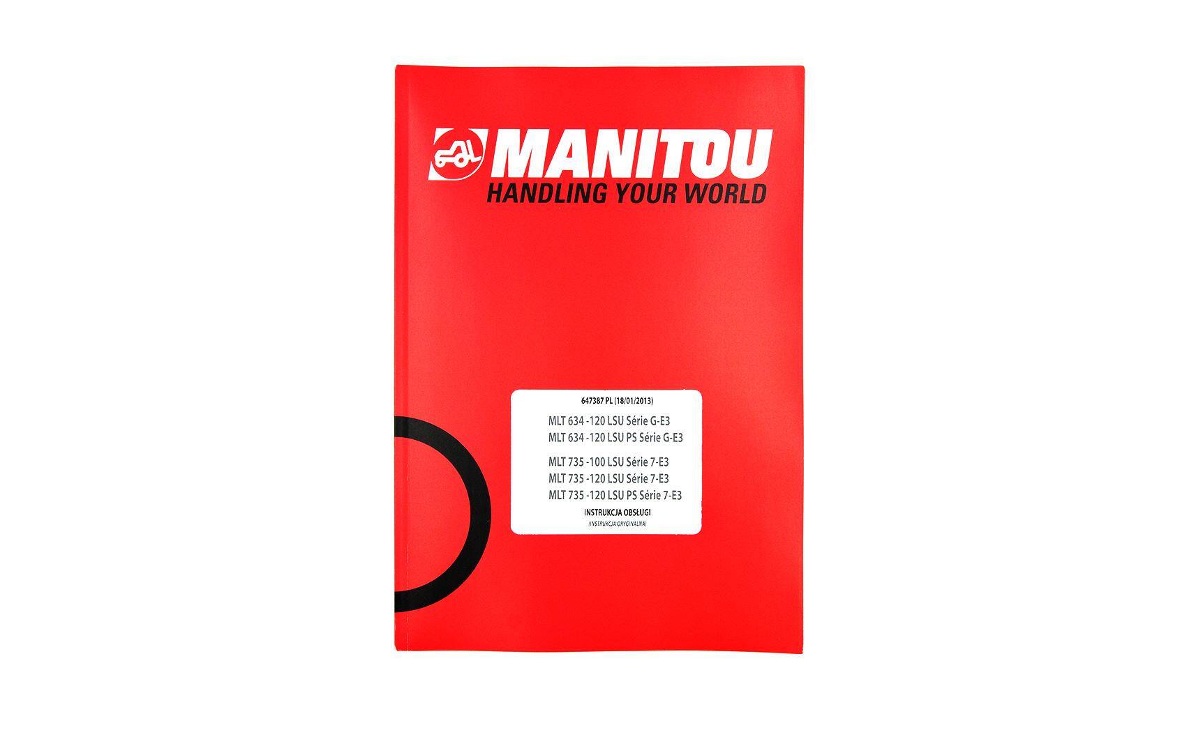 Instrukcja obsługi MANITOU MLT 647387PL