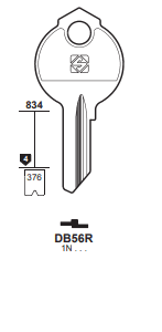 Klucz mieszkaniowy Silca DB56R