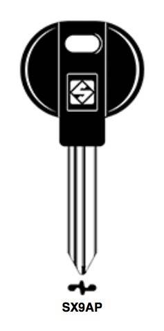 Klucz samochodowy oblewany Silca SX9AP