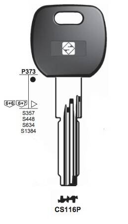 Klucz mieszkaniowy Silca  CS116P