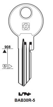 Klucz mieszkaniowy Silca  BAB30R-5