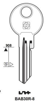 Klucz mieszkaniowy Silca  BAB30R-8