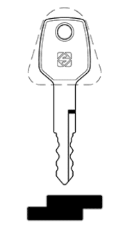 Klucz samochodowy SILCA VLV1