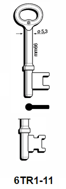 Klucz piórowy Silca 6TR1-11