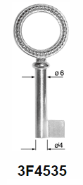 Klucz piórowy Silca 3F4535