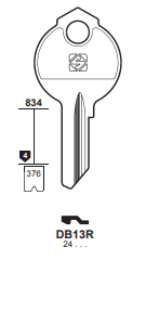 Klucz mieszkaniowy Silca DB13R