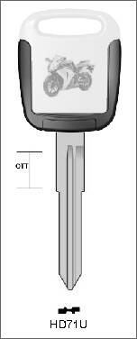 Klucz Keyline widełki TK HD71U
