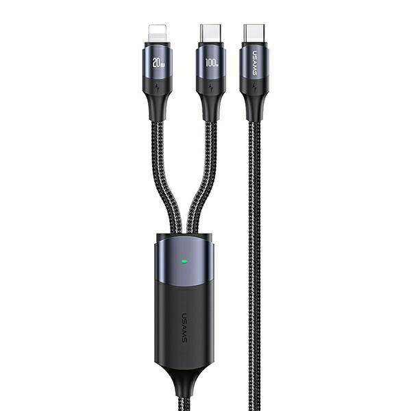 USAMS Cable U71 2in1 PD - Typc iPh 100W