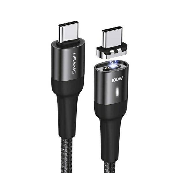 USAMS Cable magnetic U58 USB-C na USB-C