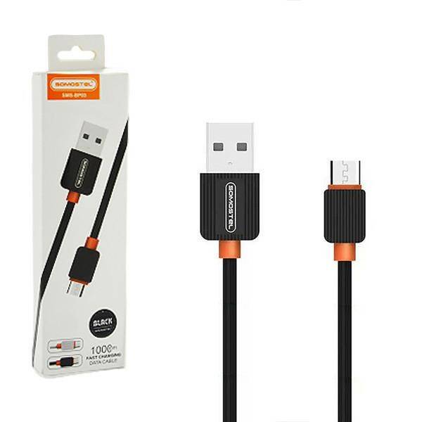 Cable USB SOMOSTEL micro black 1m 2 BP03