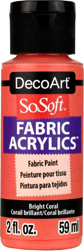 SoSoft Fabric bright coral 59ml