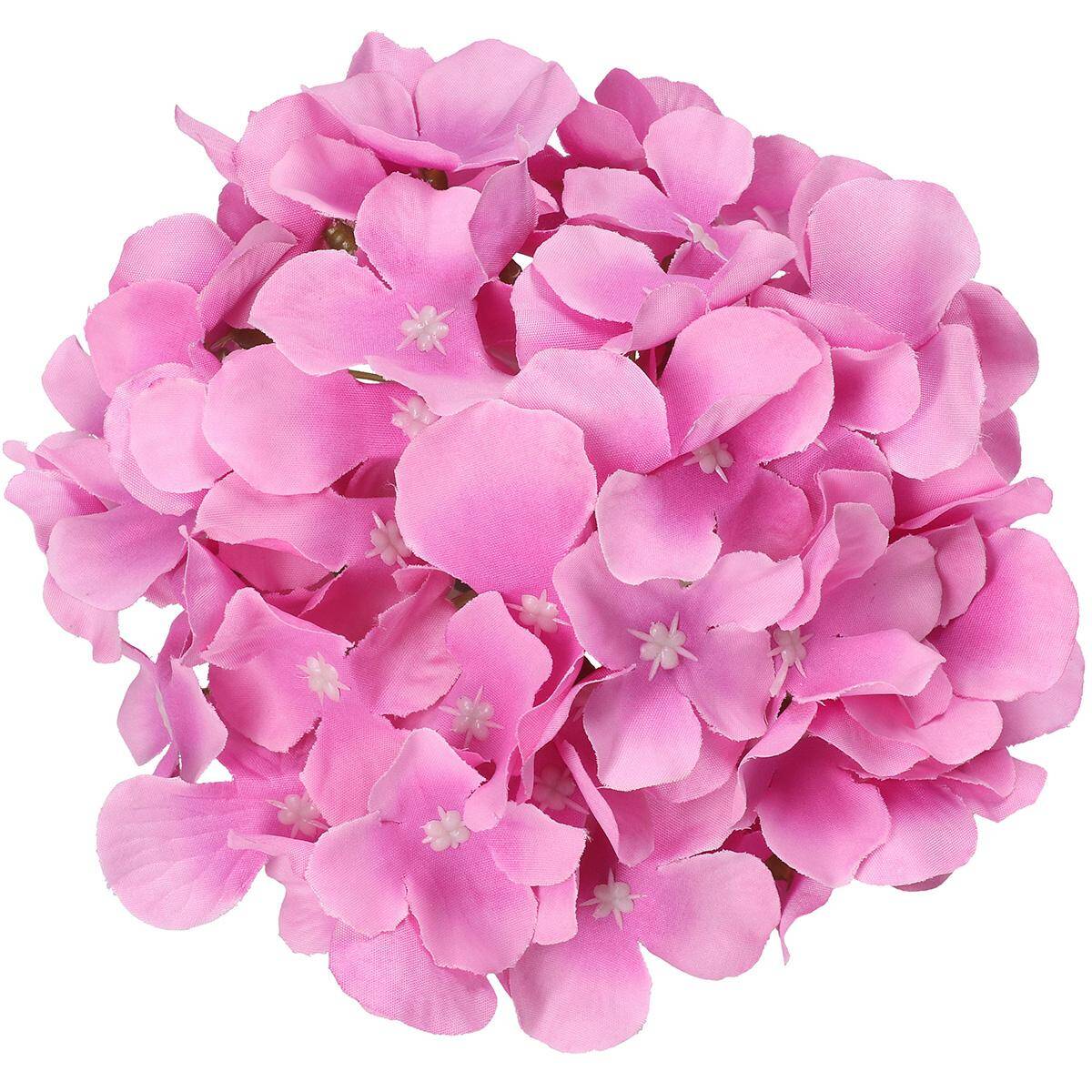 Kwiaty sztuczne gł. hortensja 15cm różow