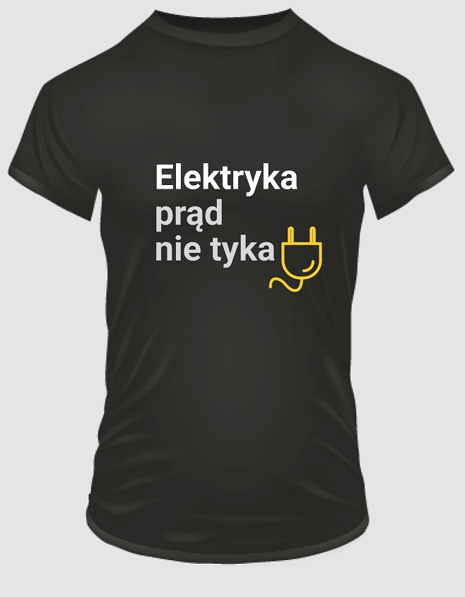 T-shirt dla elektryka