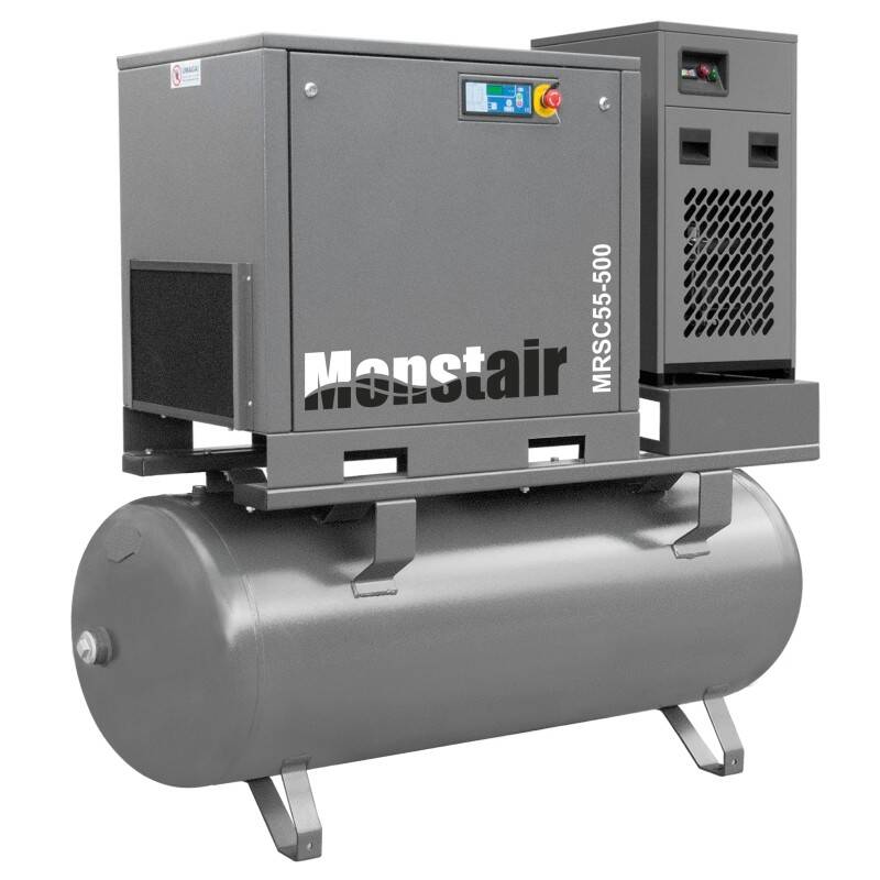 Kompresor MonstAir MRSC55 500L 10bar DRY 5,5kW; 700l/min, Osuszacz