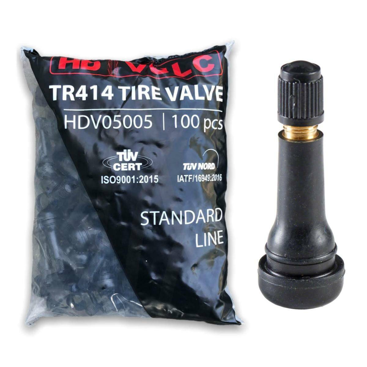 Snap-In tire valve  TR414 HDVULC STDANDARD
