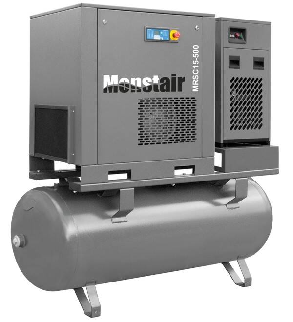 Kompresor MonstAir MRSC15 500L 13bar DRY 15kW; 1600l/min, Osuszacz