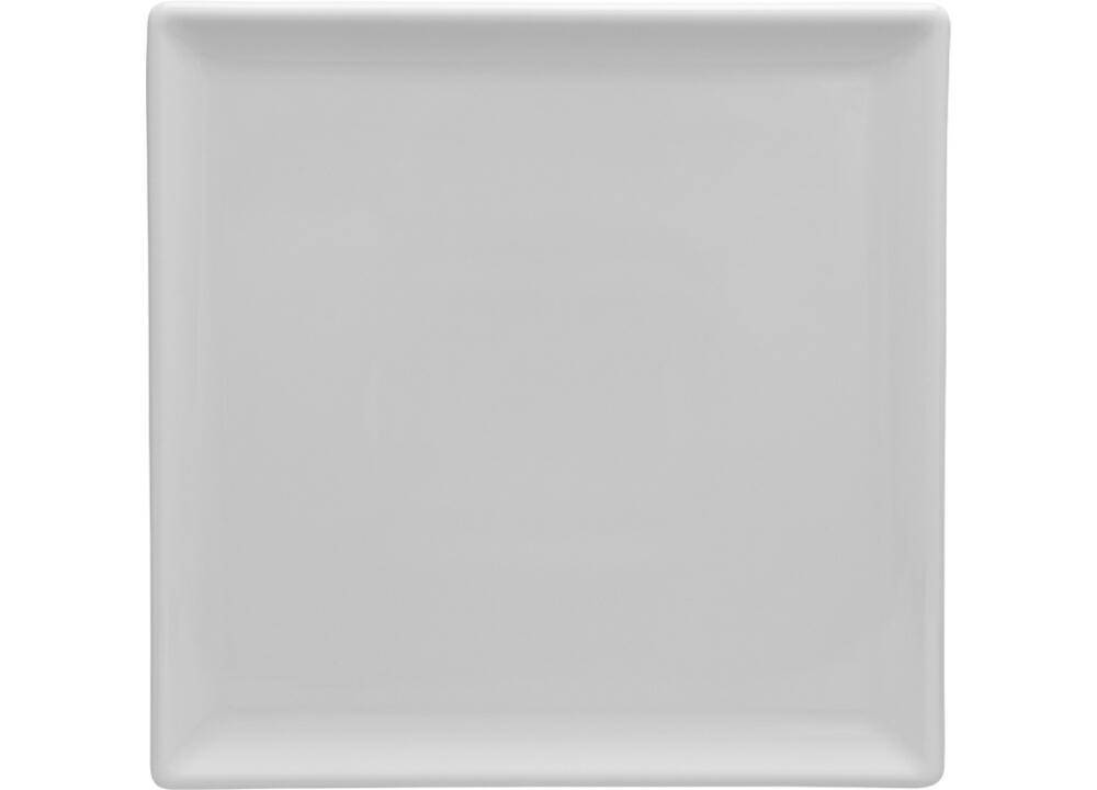 Talerz deserowy kwadratowy 20,5 x 20,5 cm ANKARA Biały Lubiana