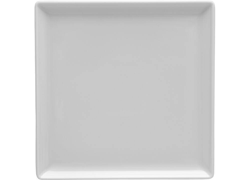 Talerz deserowy kwadratowy 17 x 17 cm ANKARA Biały Lubiana
