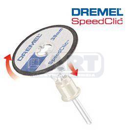 DREMEL® EZ SpeedClic: tarcze tnące do plastiku 38mm (SC476) 5sztuk